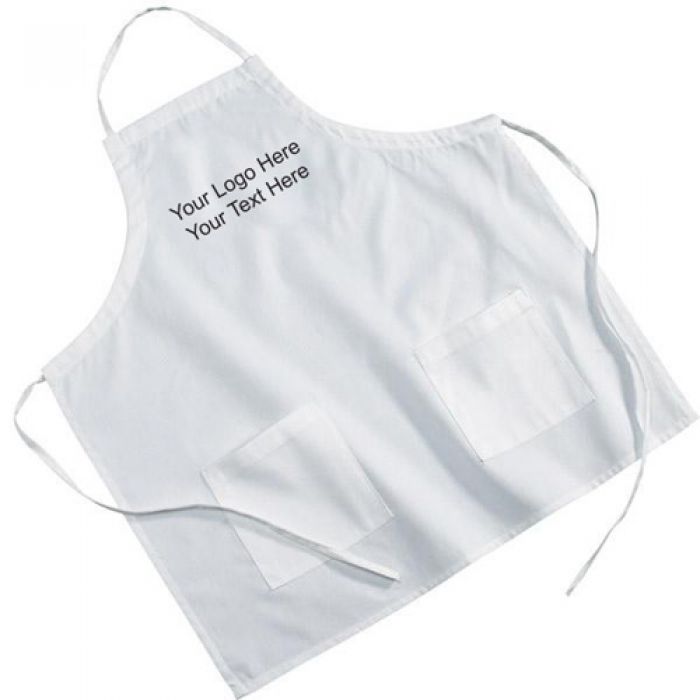 Custom Imprinted Polyester with Cotton Twill BBQ Aprons