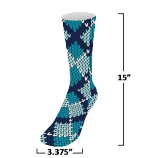 Import Dye-Sublimated Tube Socks (Pair)
