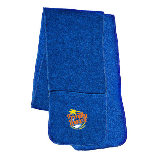Custom Printed Fleece Scarf with Pockets