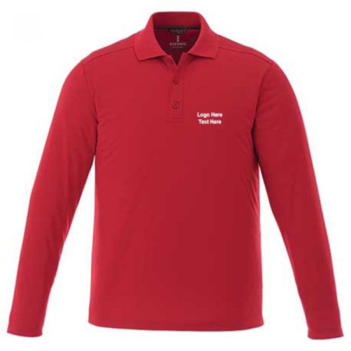 Promotional Mori Long Sleeve Polo Shirts for Men