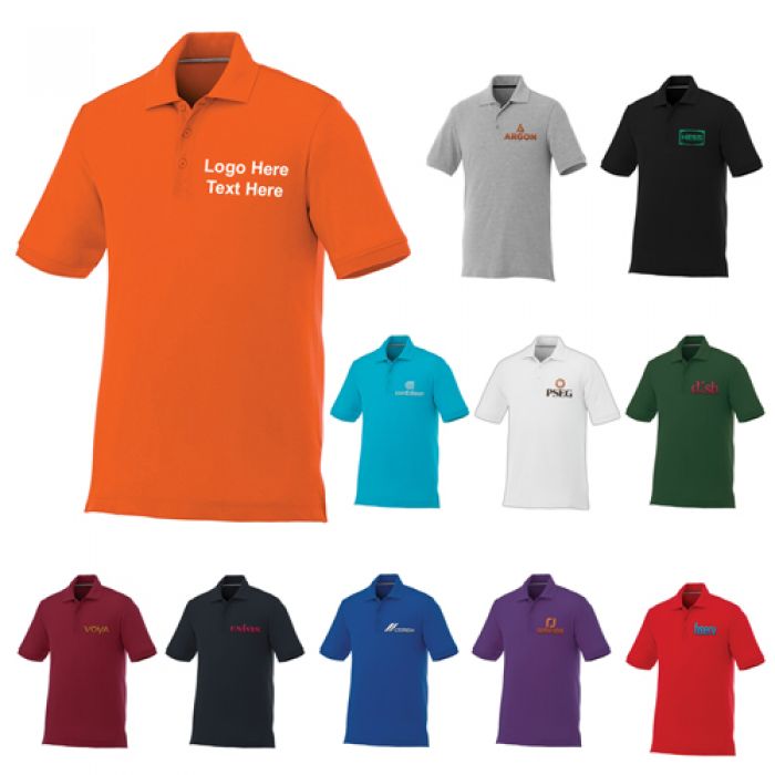 Custom Men's Crandall Short Sleeve Polo T-Shirts