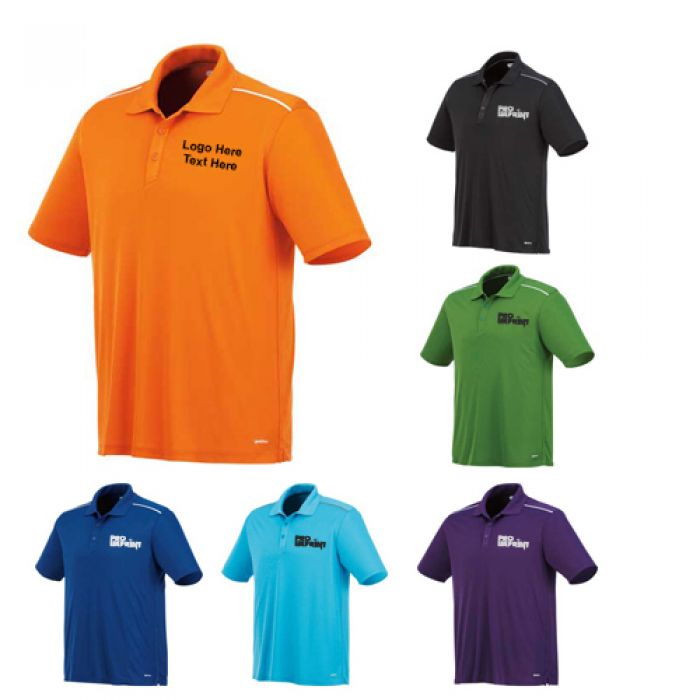 Custom Printed Men's Short Sleeve Polo Shirts