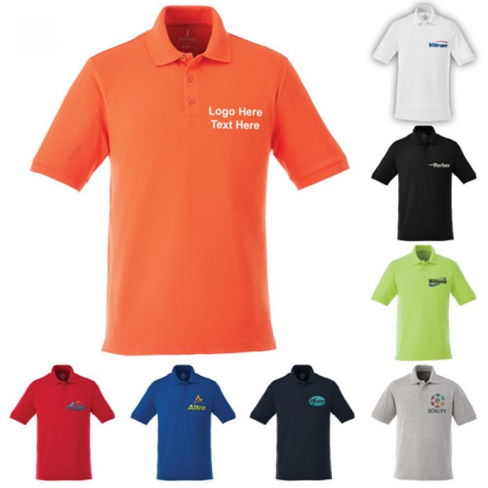 Customized Men's Belmont Short Sleeve Polo Shirts