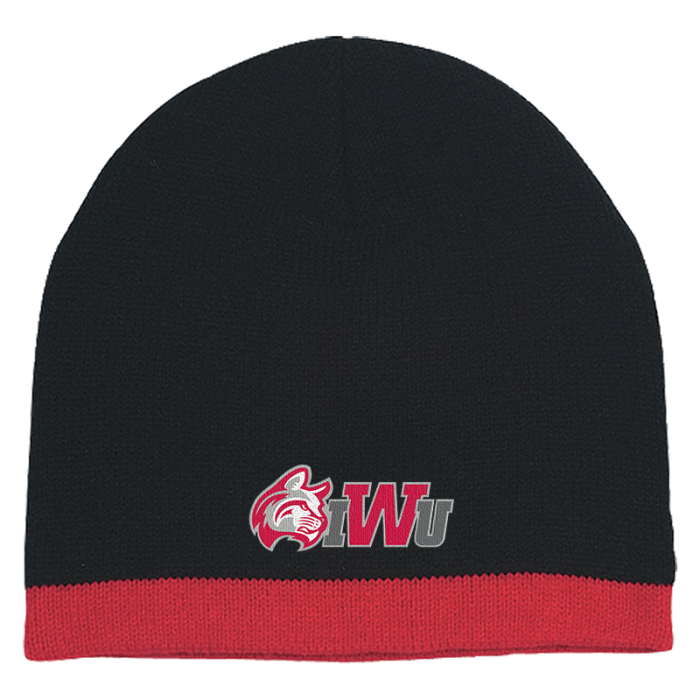 Personalized Knit Beanie with Stripes