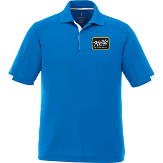 Printed Men's KISO Short Sleeve Performance Polo