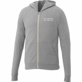 Males Garner Knit Full Zip Hoodies