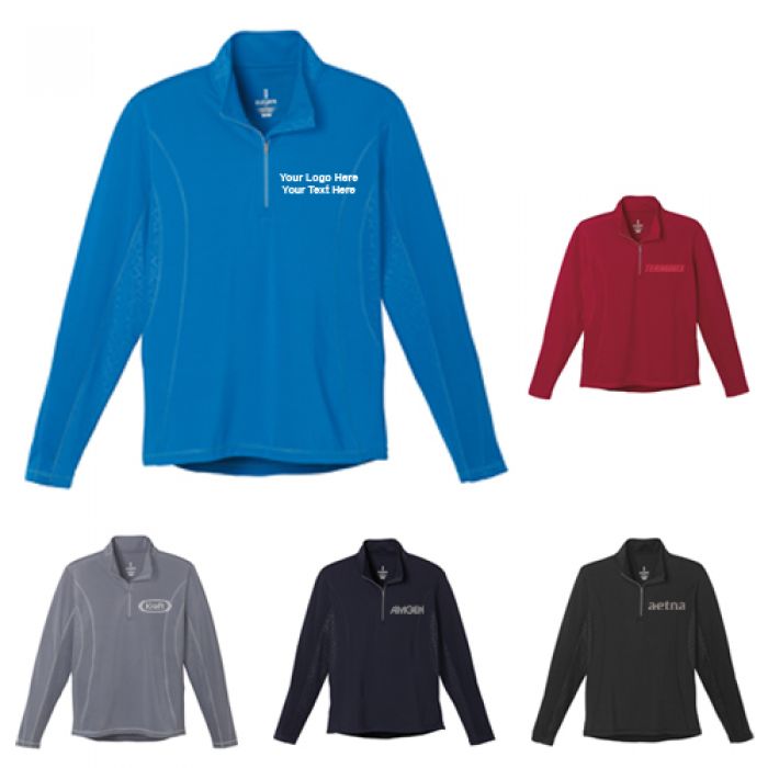 Promotional Logo Men's Caltech Knit Quarter Zip