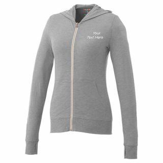 Garner Knit Full Zip Poly Cotton Hoodies for Women