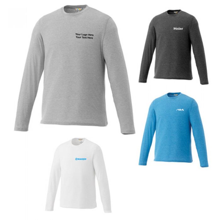 Custom Printed Men's Holt Crewneck Long Sleeve Tee