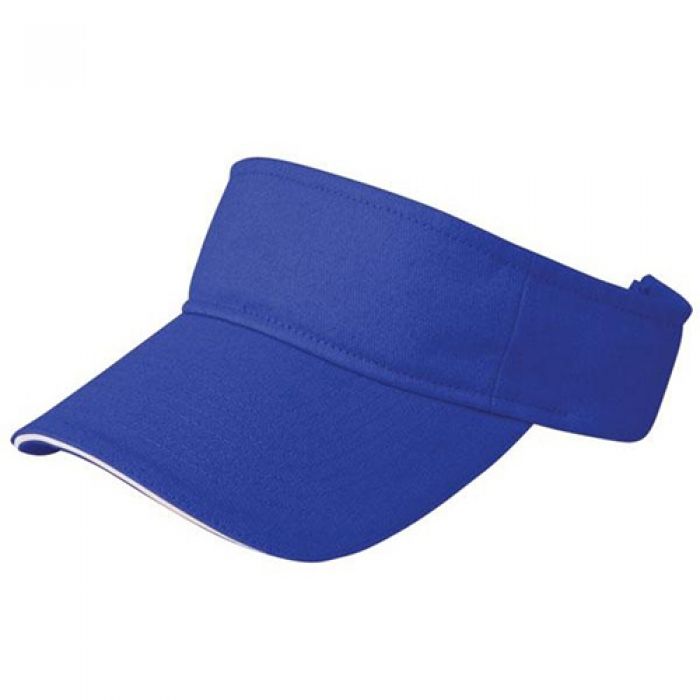 Custom Brushed Cotton Twill Sandwich Visors