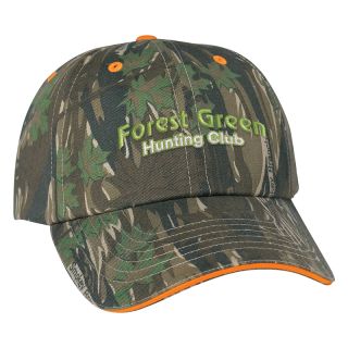 Printed Camouflage 6 Panel Cotton Caps