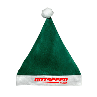 Printed Red Felt Santa Hats