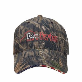 ized Camo Patriotic Structured Cotton Twill Caps