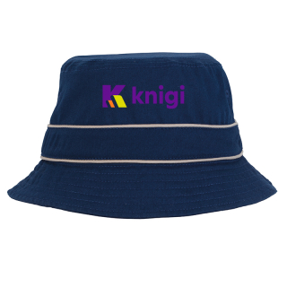 ized Cotton Bucket Hats with Trim