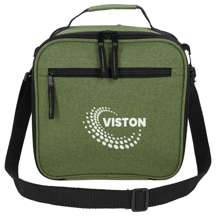 Imprinted Lunch Break Expandable Lunch Bags