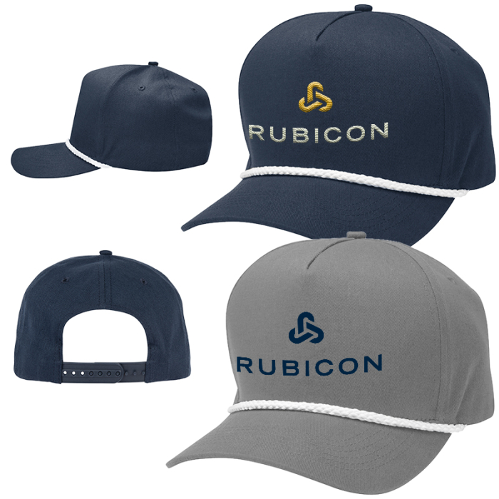 Personalized Caddie Cotton Twill Rope Caps