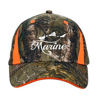 Camo Cap with Blaze Inserts