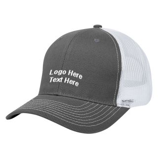 Logo Cotton Twill Mesh Back Caps
