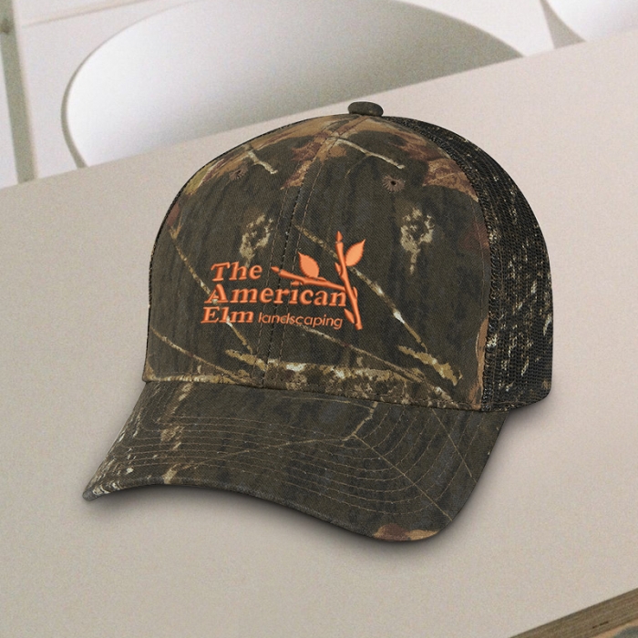 Custom Mossy Oak® Hunter’s Retreat Mesh Back Camouflage Caps