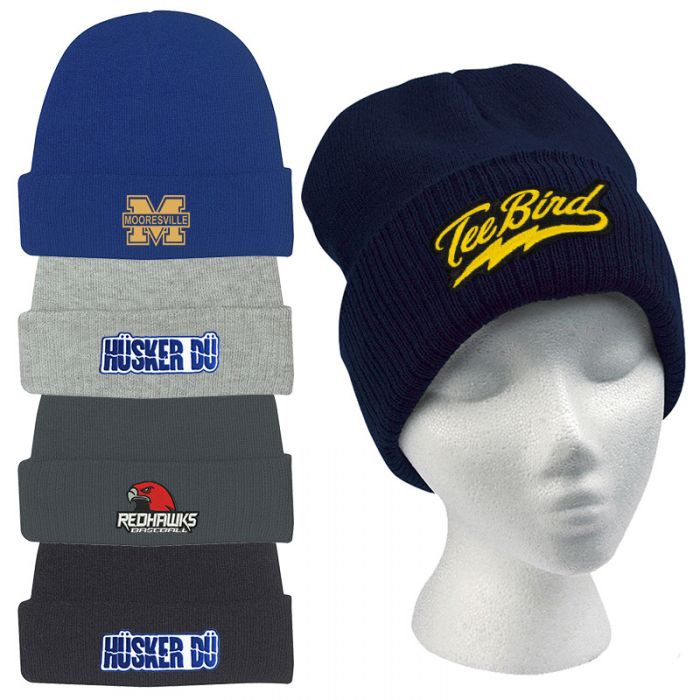 Custom Knit Beanie With Cuff