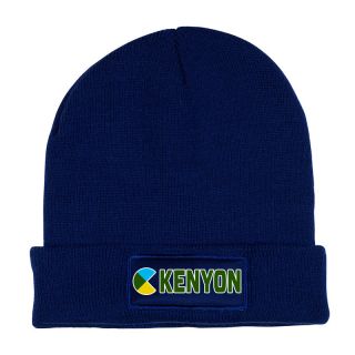 Printed Knit Beanies with Cotton Patch