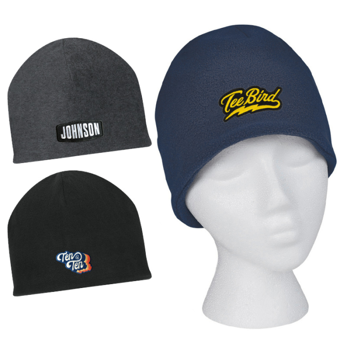 Promotional Double Layer Fleece Beanies