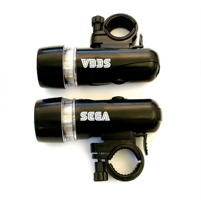 Custom Bike Light-Safety Reflectors with Flashlights