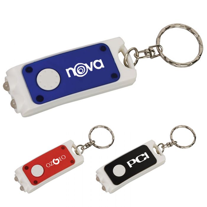 Customized Dual LED Keychain Flashlights