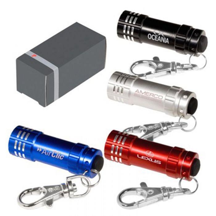 Custom Micro 3 LED Torch and Key Holder