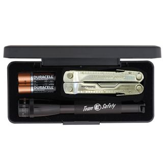 ized AA Mini Maglite LED Flashlights with Leatherman Rebar...