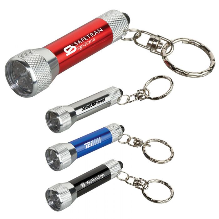 Custom Printed Homestead Metal Keychain Flashlights