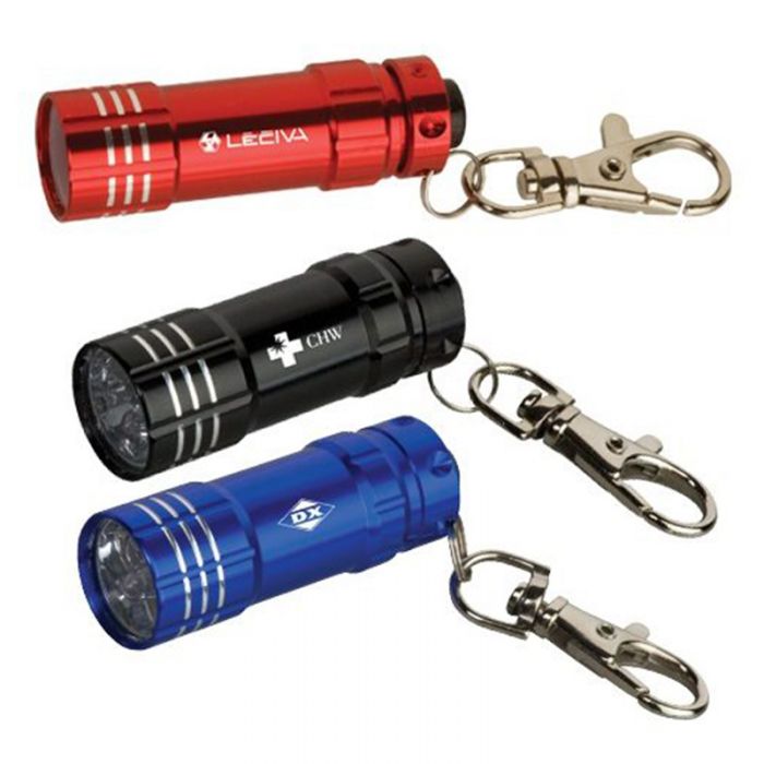 Custom Printed Junction Metal Flashlight with Key Tags