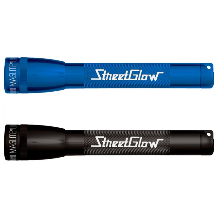Custom Printed LED 2 AA Mini Mag-Lite Flashlights