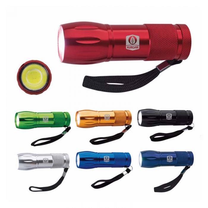 Custom Printed Mini Aluminum COB Flashlights