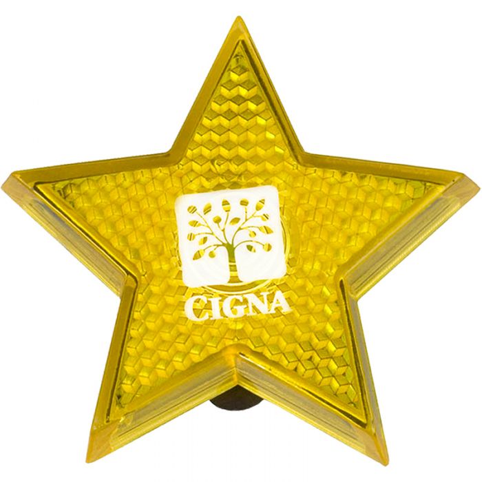 Custom Printed Star Flashing Lights