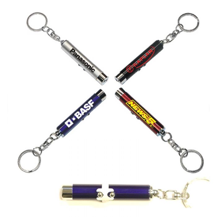 Customized Dual Function Laser Pointer Flashlight with 6 Colors