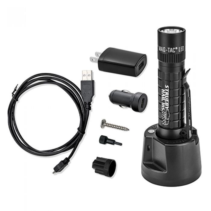 Promotional Maglite Magtac LED Rechargeable Flashlight System Plain Bezel
