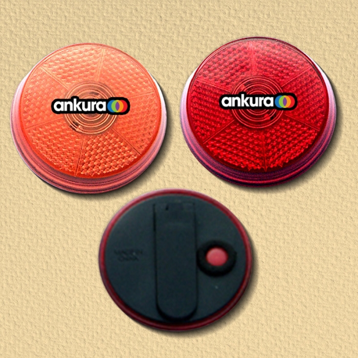 Customized Round Shaped Safety LED Flashlight Reflectors