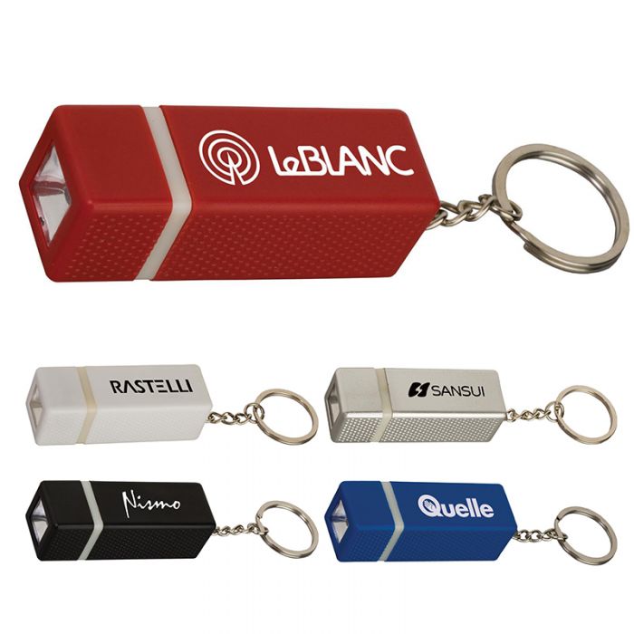 Customized Square Keychain Flashlights