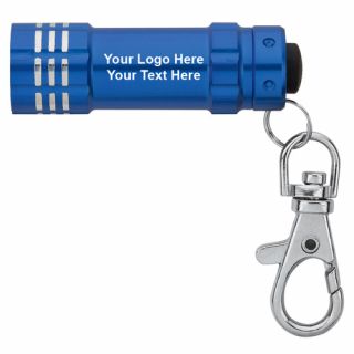 3 LED Flashlights with Lobster Clips