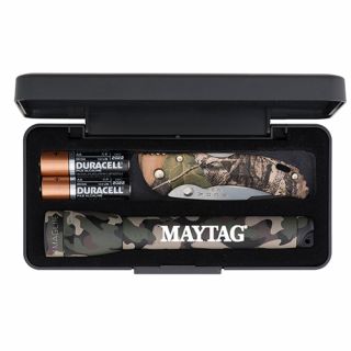 AA Camo Mini Maglite Flashlights with Buck Bantam BBW...