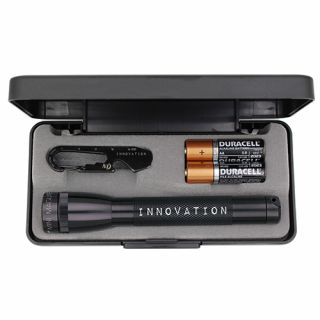 AA Mini Maglite Black Flashlights with Doohickey Tools