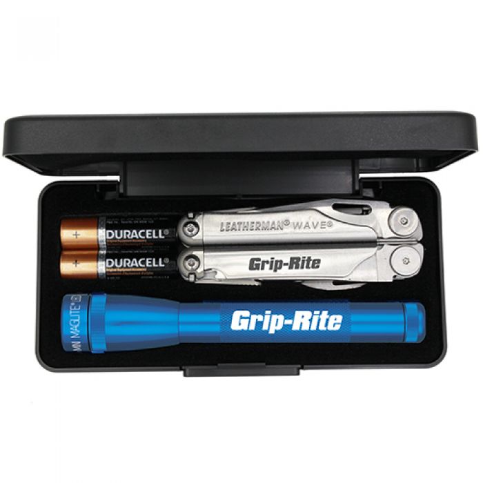 Custom AA Mini Maglite LED Flashlights with Leatherman Wave Tools