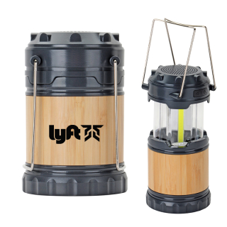 Bamboo Pop-Up Lantern with Speakers