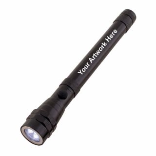 Telescopic Aluminum Flashlight with Magnet