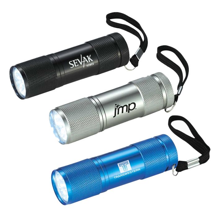Customized Gripper 9 LED Flashlights
