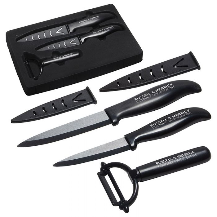Personalized Top Choice Ceramic Knife and Peeler Sets