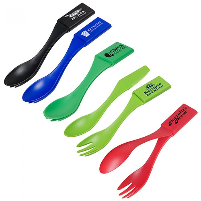 Promotional Combo Salad Picker and Flatware Sets