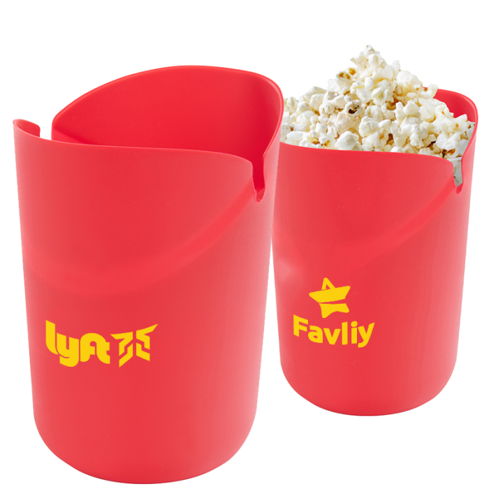 Custom Printed Silicone Snack Containers