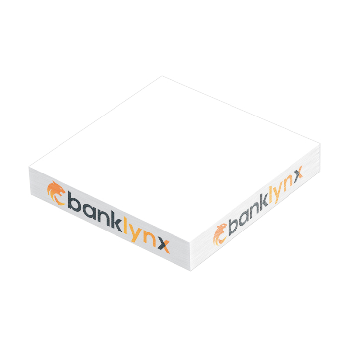 3x3x0.5 Inch Custom Sticky Note Cubes